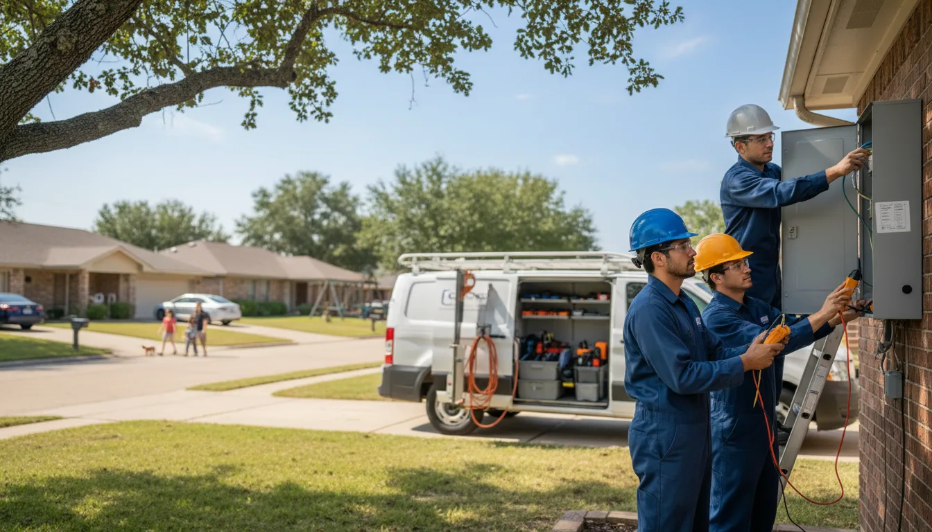 Certified electrician providing emergency electrical services in Water View, VA